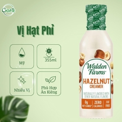 Kem Cafe Walden Farms, Coffee Creamer nhiều vị, 355ml