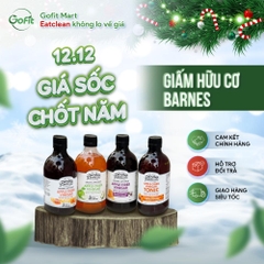 Giấm Táo Hữu Cơ Barnes Naturals 500ml