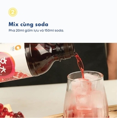 [COMBO CỰC HỜI] GIẤM LỰU/ MÂM XÔI HONGCHO hữu cơ O'food Hàn quốc 500ml