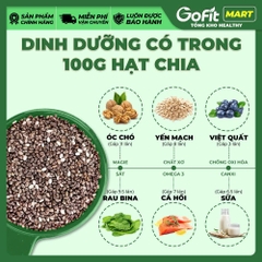 [DATE 2027] Hạt Chia đen Sức Khỏe Xanh - Túi 250G/500g - Hàng chính hãng, nhập khẩu từ Argentina
