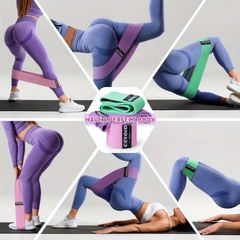 Dây kháng lực miniband vải dệt cao cấp - kháng lực tập mông, tập yoga , tặng kèm túi lưới