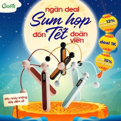 Dây Nhảy Thể Lực Đếm Số Kèm Dây 4 in 1, Tập Nhảy Tập Thể Dục Cao Cấp Có Kèm Tạ Cho Nam Nữ