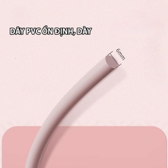 Dây Nhảy Tốc Độ Đường Kính 6mm Chất Liệu PVC Đặc, Dây Nhảy Thể Dục Boxing Tập Gym