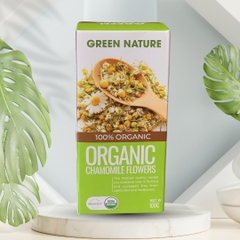 Trà Hoa Bụp Giấm/ Hoa Cúc La Mã nguyên bông hữu cơ Green Nature 100g