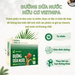 Đường Dừa Nước Vietnipa Hữu Cơ, Vị Ngọt Thanh Dịu, Gói 15g