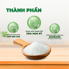 Đường Splenda, Đường Dừa Nước Vietnipa, Đường La Hán Quả Monk Fruit, Đường Thốt Nốt, Đường Mía Hữu Cơ