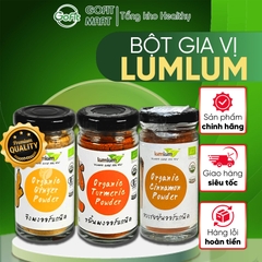 Bột gừng - Bột Quế - Bột Nghệ hữu cơ 30g LumLum - Organic Ginger Powder