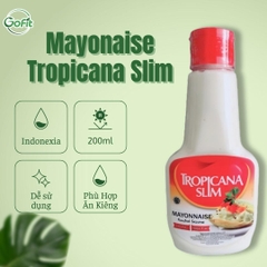 Sốt Mayonne Mè Rang Tropicana Slim Không Đường Ít Béo 200ml