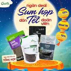 [Giá dùng thử] Hạt Chia Tím 400g, 1kg, Hạt Chia Đen 500gr