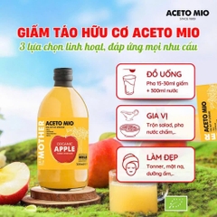 [Giấm cho Newbie] Giấm Lựu/ Giấm Táo Mật Ong/ Giấm Táo Hữu Cơ Có Giấm Cái 500ml Organic