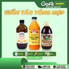 [Giấm Nghệ Dễ Uống] Giấm Táo Hữu Cơ Barnes Organic Có Giấm Mẹ,500ML/ 1L