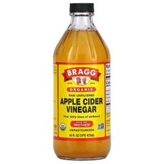 Giấm táo hữu cơ Bragg  Organic Apple Cider Vinegar
