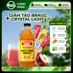 Giấm táo hữu cơ Bragg  Organic Apple Cider Vinegar