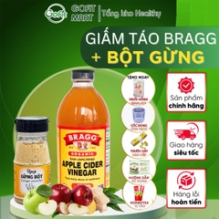 Giấm táo hữu cơ Bragg  Organic Apple Cider Vinegar