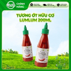 Gofit - Tương Ớt Hữu Cơ Sriracha LumLum Chai 250ML Xuất Xứ Thái Lan Gia Vị Nước Sốt Cho Ẩm Thực Healthy & Chay Mặn