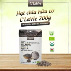 HẠT CHIA HỮU CƠ C'LaVie 200g - tự nhiên không biến đổi gen