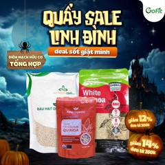Hạt Diêm Mạch / Hạt Quinoa Hữu Cơ Trắng và Mix 3 Màu Sức Khỏe Xanh, Absolute, Aztec 100g, 250g, 500g