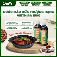 Nước Màu Dừa Hữu Cơ VIETNIPA - Chế Biến Món Ăn, Ướp Thịt Cá, Phù Hợp Ăn Chay, Ăn Healthy 150g