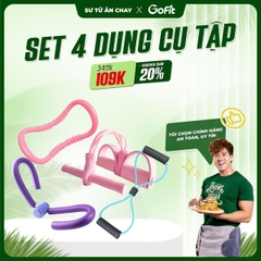 SET TẬP ĐA NĂNG 4 MÓN Dây tập bụng + Tập vai + Tập Kegel + Massage