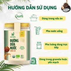 [VIETNIPA] Đường - Mật Dừa Nước Tự Nhiên Thuần Chay Vietnipa, Hữu Cơ, Ngọt Sugar Honey