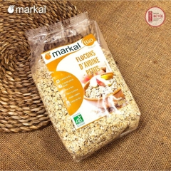 Yến Mạch Cán Mỏng Hữu Cơ Markal 500g Pháp Food