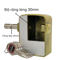 Khóa chụp pát cửa báo động chống trộm ZORO chìa xe hơi