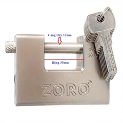 Khóa cầu ngang ZORO nặng 1kg1 chống đập - đục - cắt