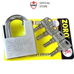 Ổ khóa chống cắt ZORO size đại 7 phân chìa muỗng càng chống cắt - khóa cửa chống trộm cắt khóa bấm công nghệ mỹ