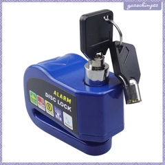 ổ khóa đĩa xe máy báo động chống trộm chính hãng TENG màu xanh
