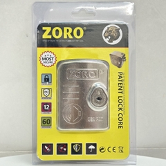 Ổ khóa chụp bát cửa báo động chống trộm ZORO chìa đạn tròn