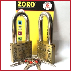 Ổ khoá càng dài ZORO bông chìa tròn thép hardened chống gỉ chống nước