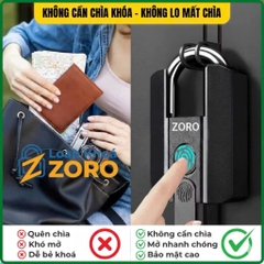 ổ khóa vân tay 6 phân chống cắt ZORO