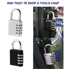 Ổ khóa số mật mã ZORO màu trắng 4 phân - thích hợp khóa tủ, bát cửa phòng trọ nhỏ