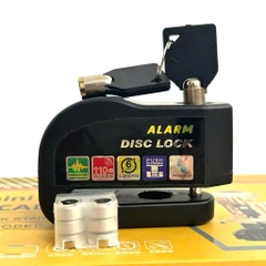 Ổ khóa đĩa xe máy báo động chống trộm chính hãng TENG màu đen