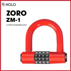 Ổ khóa mật mã 4 số ZORO dạng chữ U màu đỏ thay đổi mật mã theo ý muốn