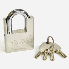 Ổ khoá chống cắt ZORO 6 phân càng chống cắt chìa muỗng thép hardened chắc chắn