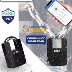 ổ khóa vân tay 6 phân chống cắt ZORO