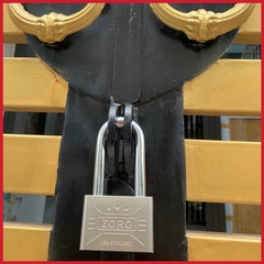 Ổ khóa ZORO 6 phân càng dài,chìa muỗng - khóa bấm không cần chìa