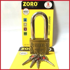 Ổ khoá càng dài ZORO bông chìa tròn thép hardened chống gỉ chống nước