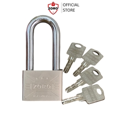 Ổ khóa ZORO 5 phân càng dài,chìa muỗng - bấm khóa không cần chìa