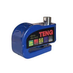 ổ khóa đĩa xe máy báo động chống trộm chính hãng TENG màu xanh