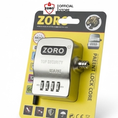 ổ khóa chụp số ZORO màu trắng,mẫu mới 2026
