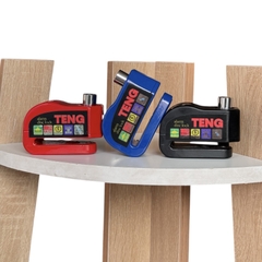 Ổ khóa đĩa xe máy báo động chống trộm chính hãng TENG màu đỏ