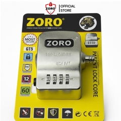 ổ khóa chụp số ZORO màu trắng,mẫu mới 2026