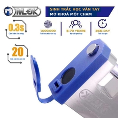 Ổ khóa vân tay cầu ngang chống cắt chịu lực MLOCK SPL703