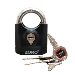 ổ khóa báo động ZORO,7 phân,chìa xe hơi, màu đen,mẫu mới 2025