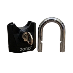ổ khóa báo động ZORO,7 phân,chìa xe hơi, màu đen,mẫu mới 2025