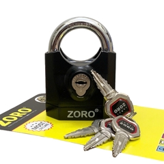 ổ khóa báo động ZORO,7 phân,chìa xe hơi, màu đen,mẫu mới 2025