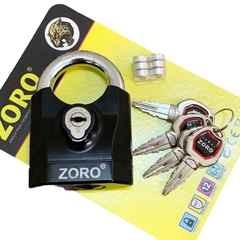 ổ khóa báo động ZORO,7 phân,chìa xe hơi, màu đen,mẫu mới 2025