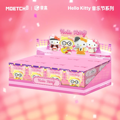 Full set 8 mô hình art toy Hello Kitty Music Festival Series Music Box